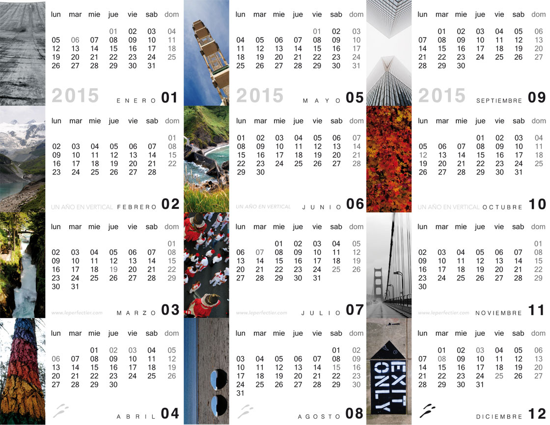 calendario 2015 le perfectier formatos de calendarios 2015